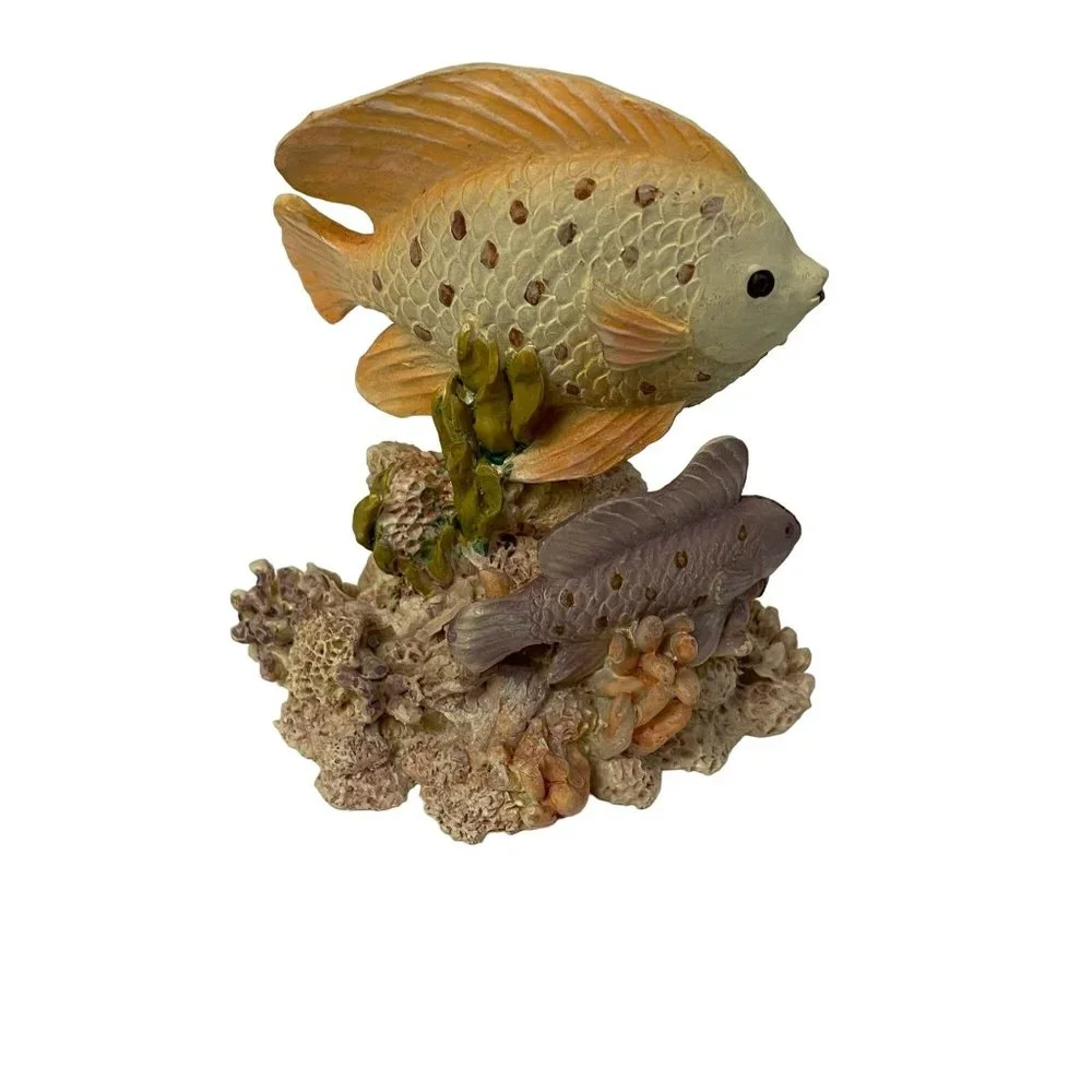 K's Collection Decorative Two Marine‎ Fish figurine Sculpture Multi